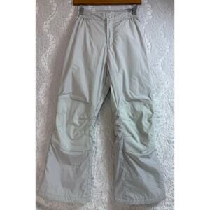 Land’s End Snow Ski Snowboard Winter Sport Waterproof Pants Light Gray Youth 12